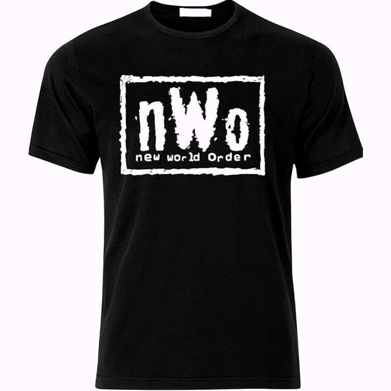 New World Order T-Shirt NWO Tee Pure Cotton Casual Street Style Crew Neck Short Sleeve T-Shirt Tops Trendy for Women for...