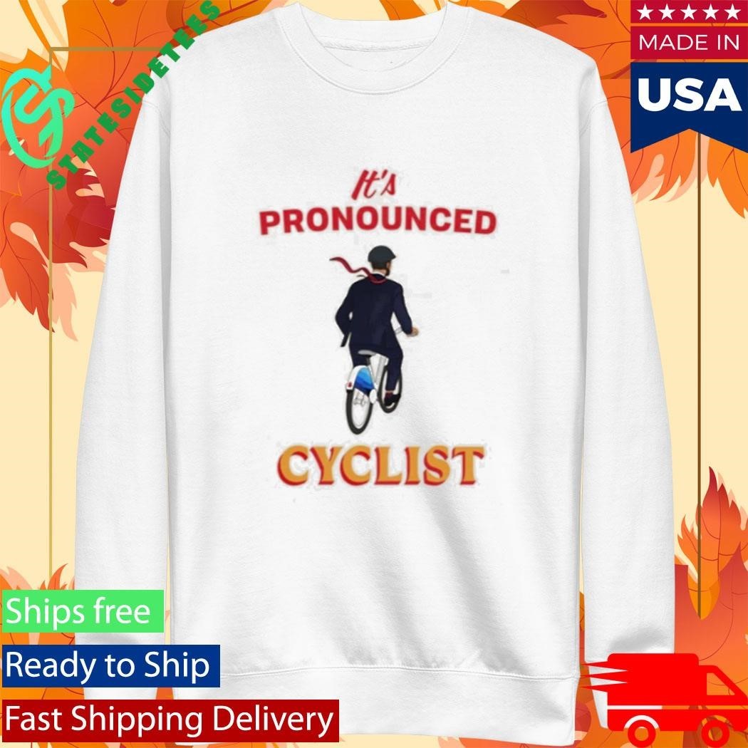 New York City Its Pronounced Cyclist Shirt