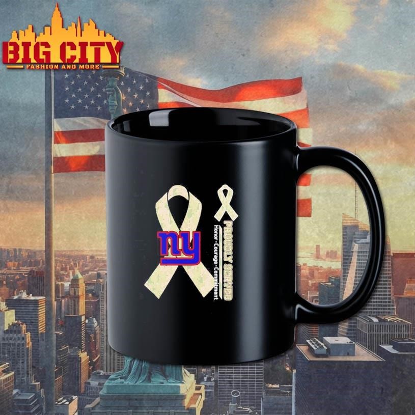 New York Giants Proudly Served Honor Courage Commitment Shirt