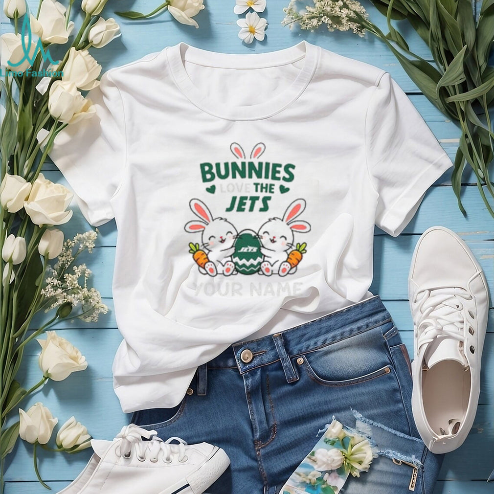 New York Jets Personalized Easter Bunny T Shirt