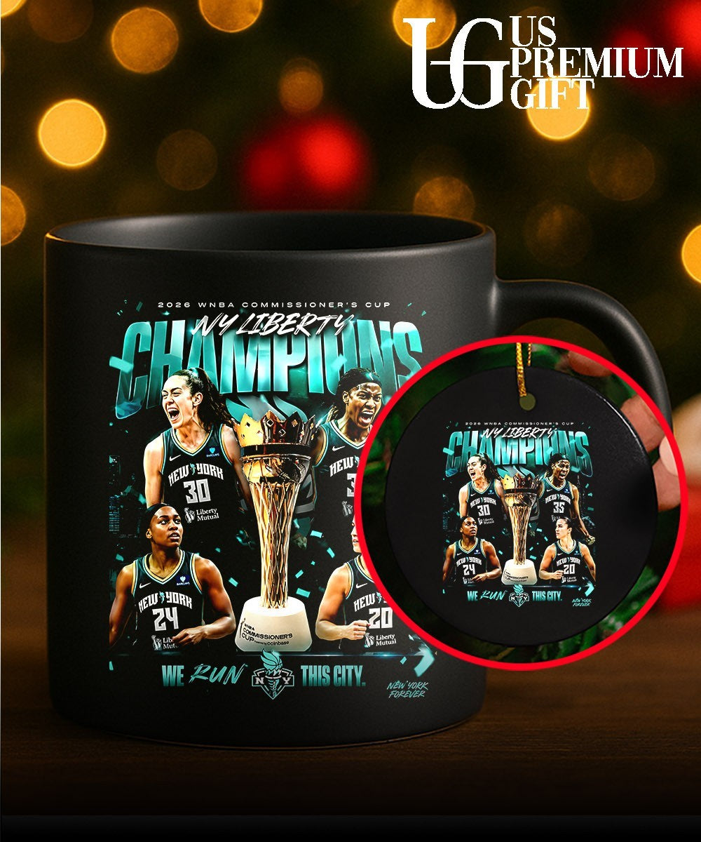 New York Liberty 2026 WNBA Commissioner’s Cup Champions We Run This City shirt