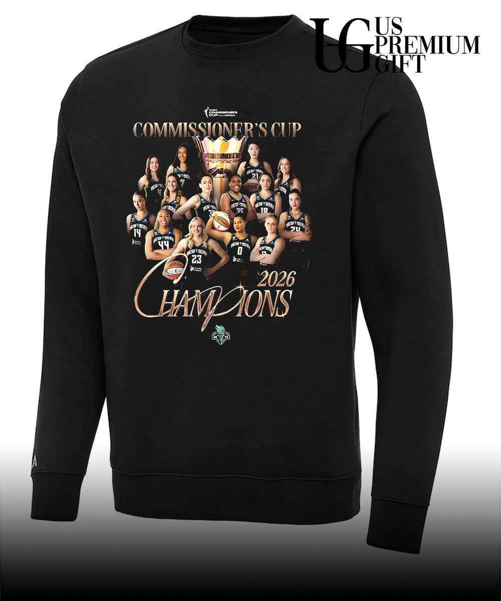 New York Liberty 2026 WNBA Commissioner’s Cup champions shirt