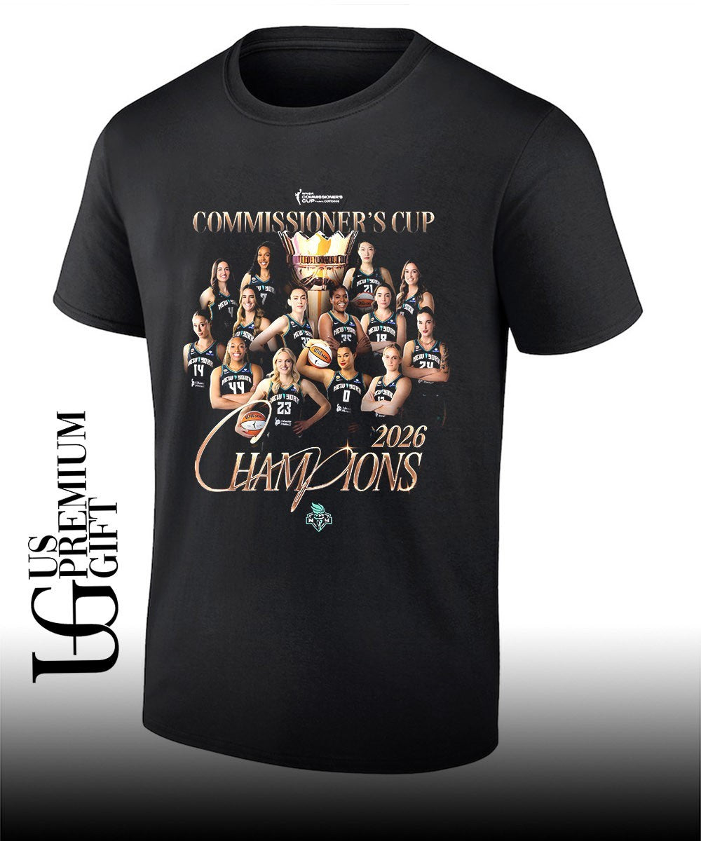 New York Liberty 2026 WNBA Commissioner’s Cup champions shirt