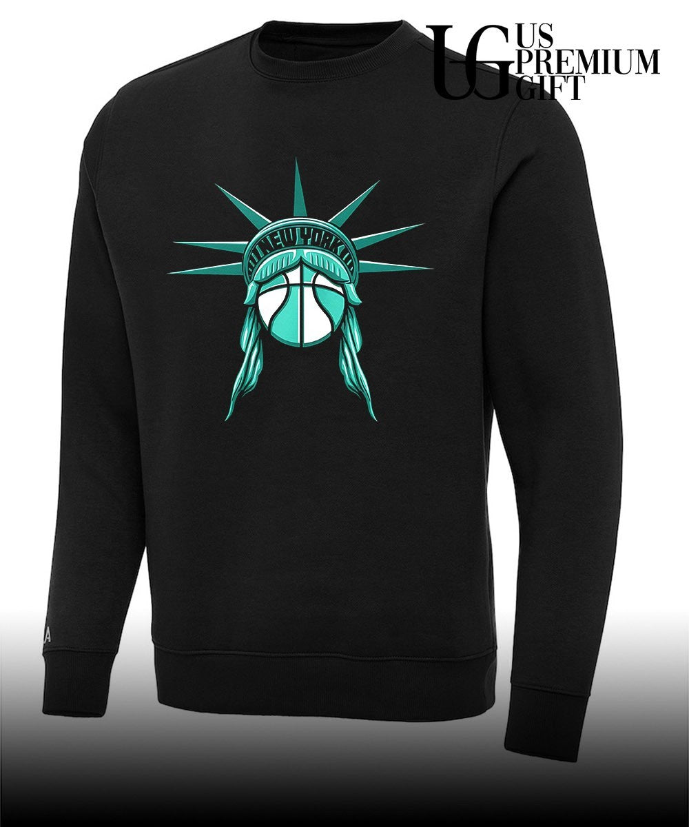 New York Liberty Basketball WNBA Statue of Liberty head WNBA Commissioner’s Cup Champions logo shirt