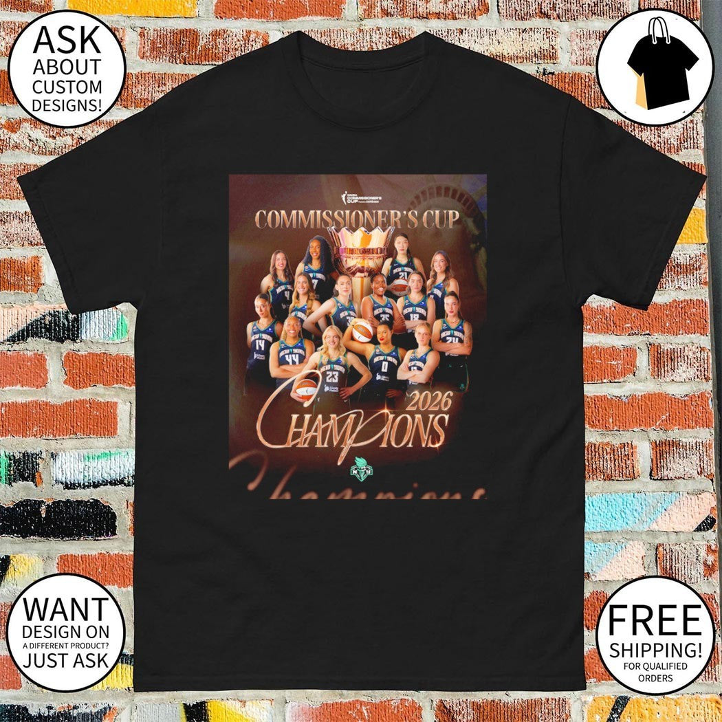 New York Liberty Commissioner’s Cup Champions 2026 WNBA shirt