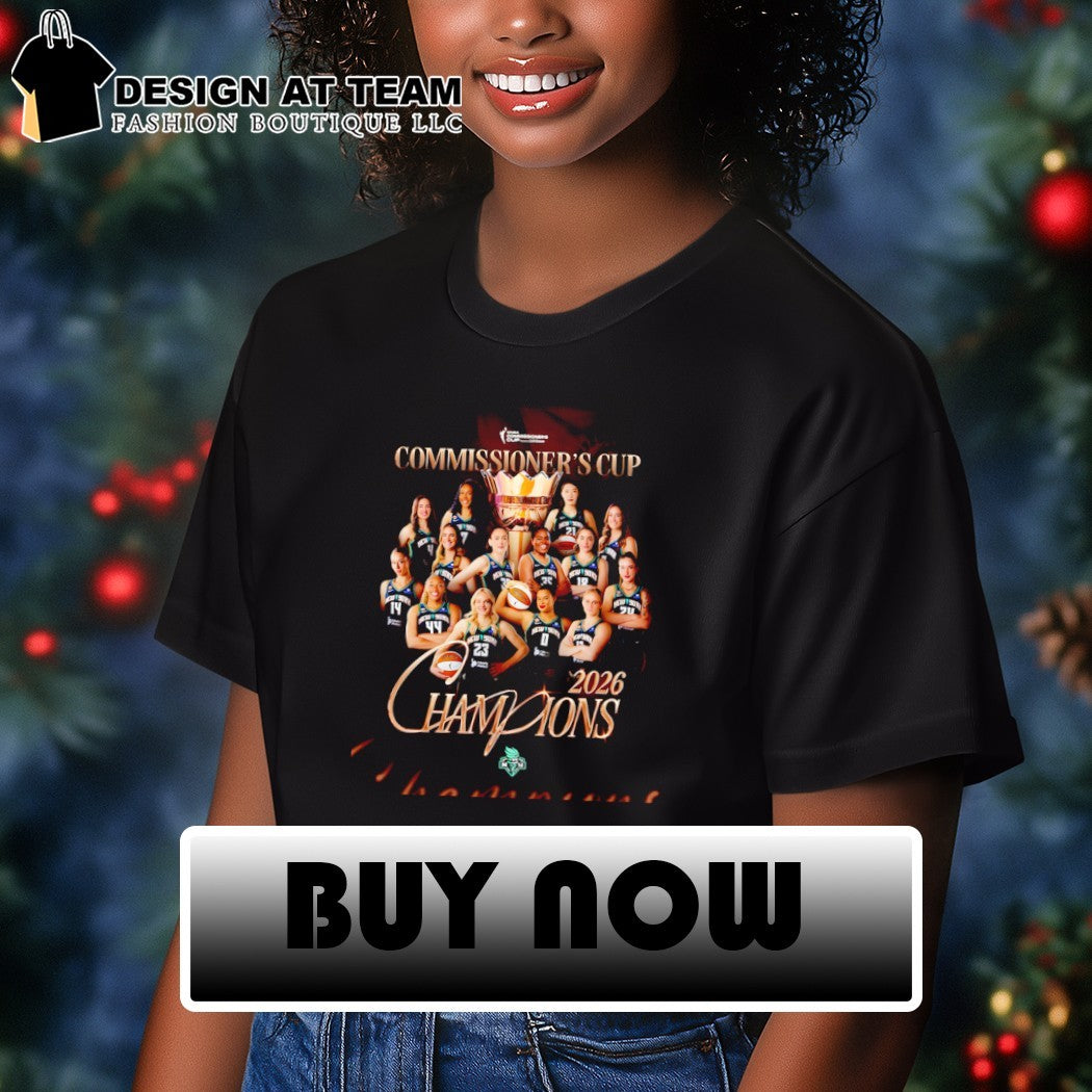 New York Liberty WNBA Basketball Commissioner’s Cup 2026 Champions shirt