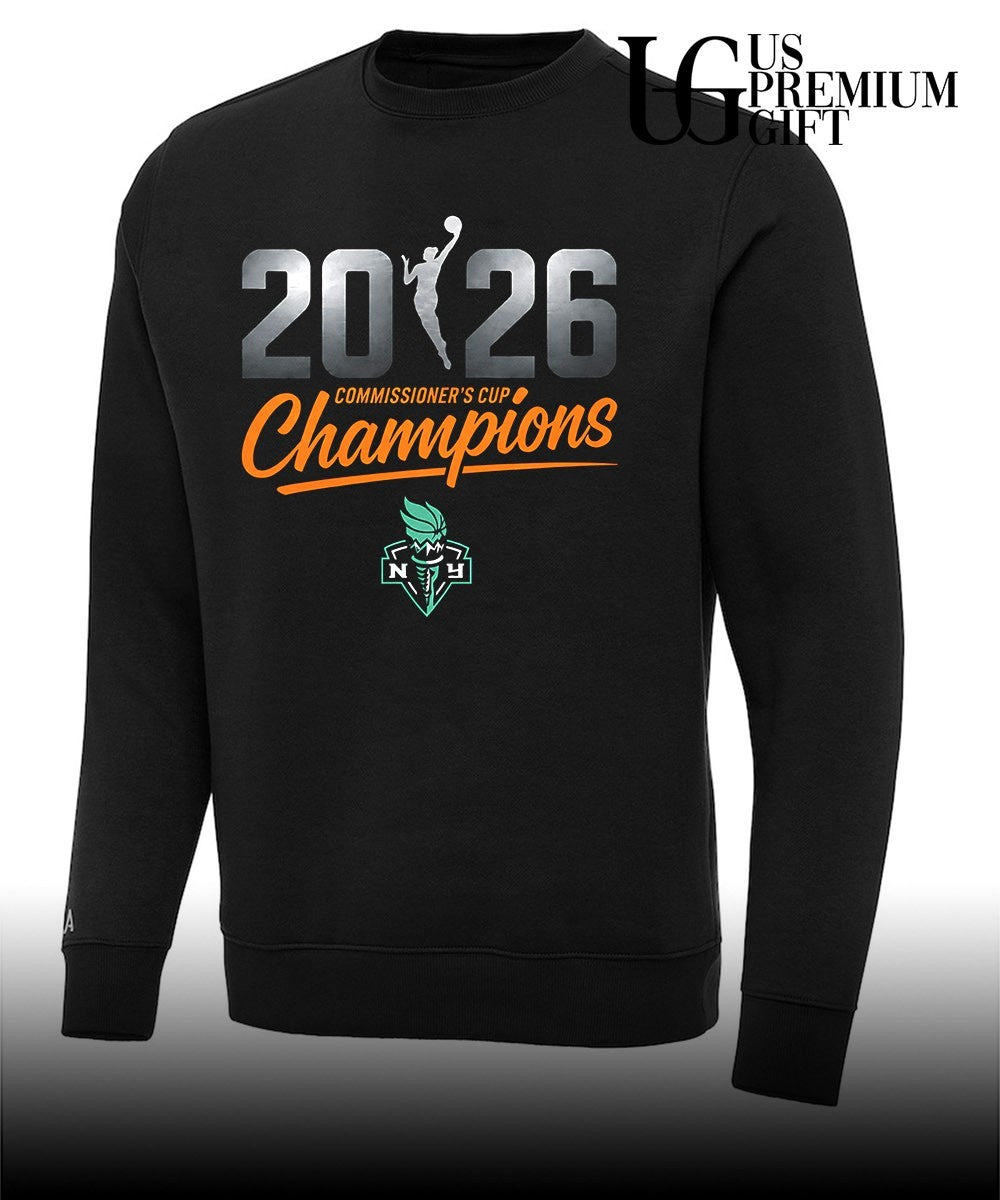 New York Liberty WNBA Commissioners Cup Champions 2026 Locker Room shirt