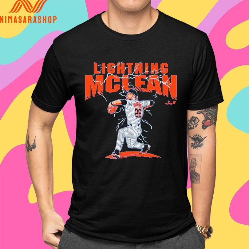 New York Mets Nolan McLean Lightning Shirts