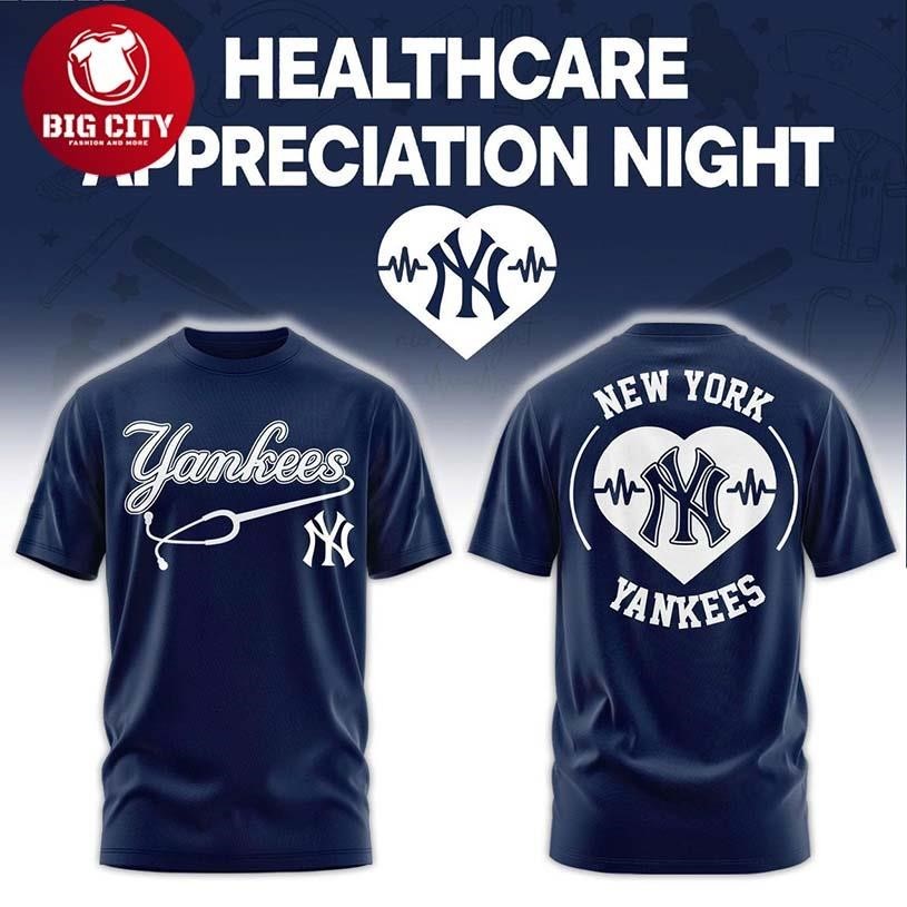 New York Yankees Healthcare Appreciation Night 2026 Celebrate Two Sided Shirt