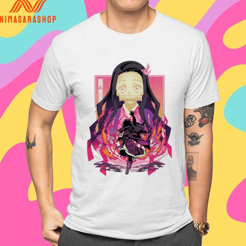 Nezuko Kamado Crimson Blood Art Shirts