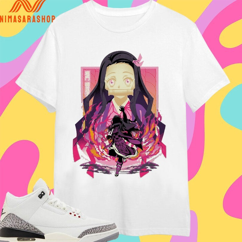 Nezuko Kamado Crimson Blood Art Shirts