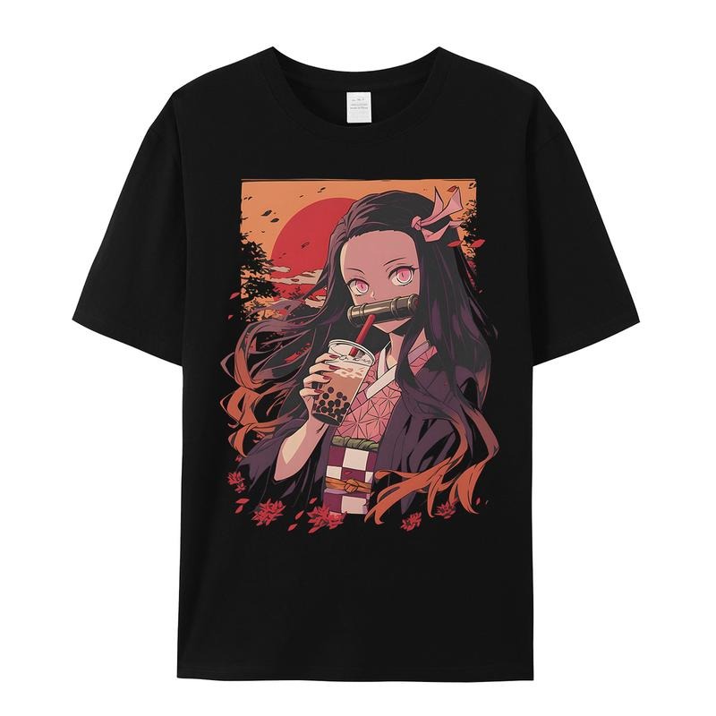 Nezuko Unisex Cotton Tee, Anime T-Shirt, Japanese Pop Culture Apparel, Gift for Friends 25723 Hoodie, Sweatshirt