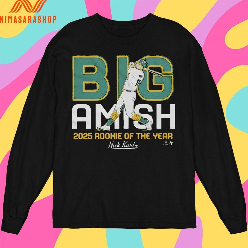 Nick Kurtz Big Amish 2025 Rookie Of The Year Shirts