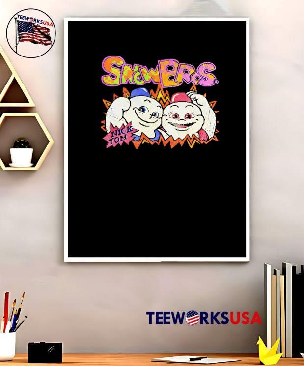 Nick Tom Snow Bros Graphic Print T-Shirt