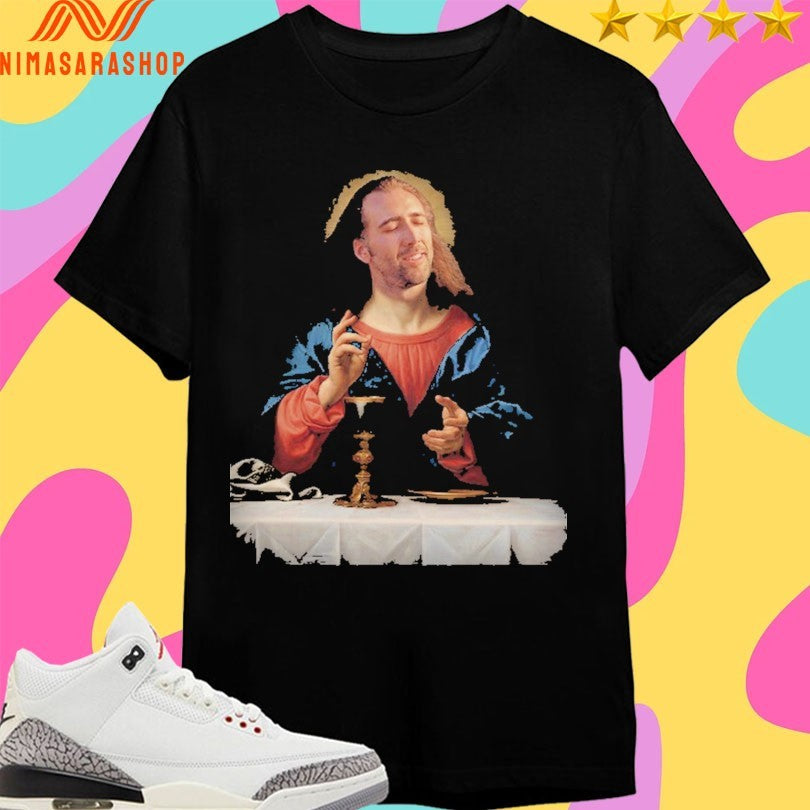 Nicolas Cage Nic Jesus The Redeemer Shirts