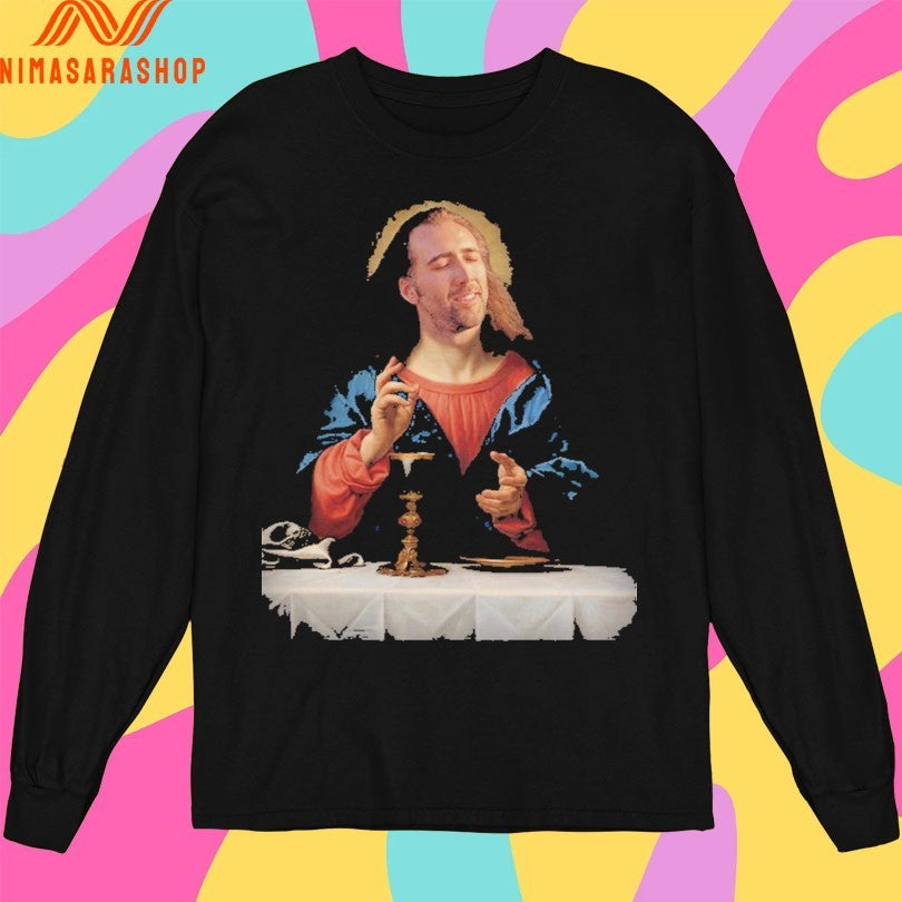 Nicolas Cage Nic Jesus The Redeemer Shirts