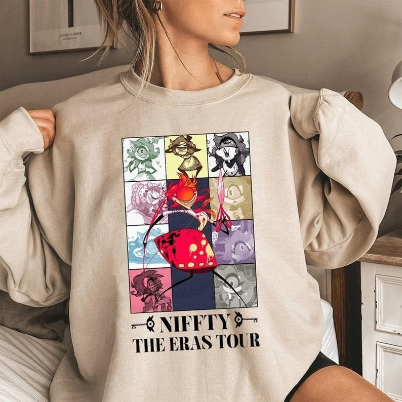 Niffty The Eras Tour Hazbin Hotel Sweatshirt Crewneck T-Shirts, Hoodie | UrbanDripWear.com