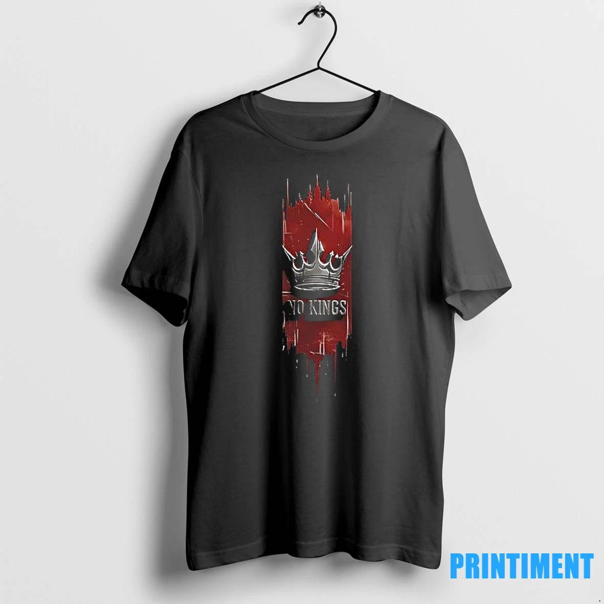 No Kings Distressed Anarchy Crown Tshirts Sweater