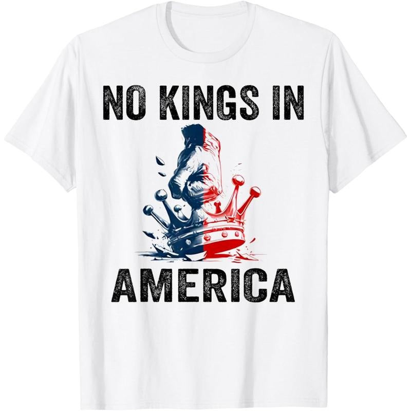 No Kings In America T-Shirt Hoodie, Sweatshirt | UrbanDripWear.com