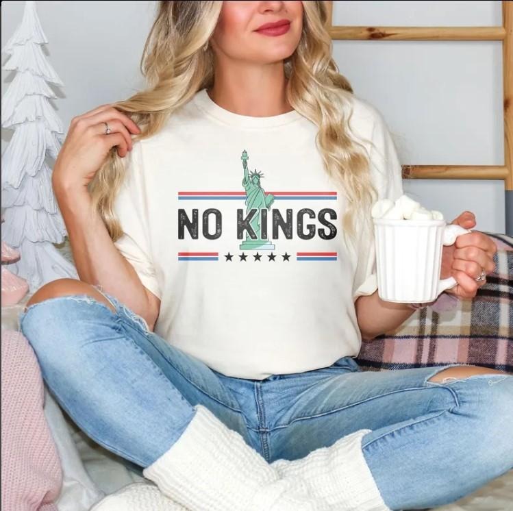 No Kings in America Shirt, Equal Rights Shirt, Anti Trump Shirt Hoodie, Sweatshirt | UrbanDripWear.com