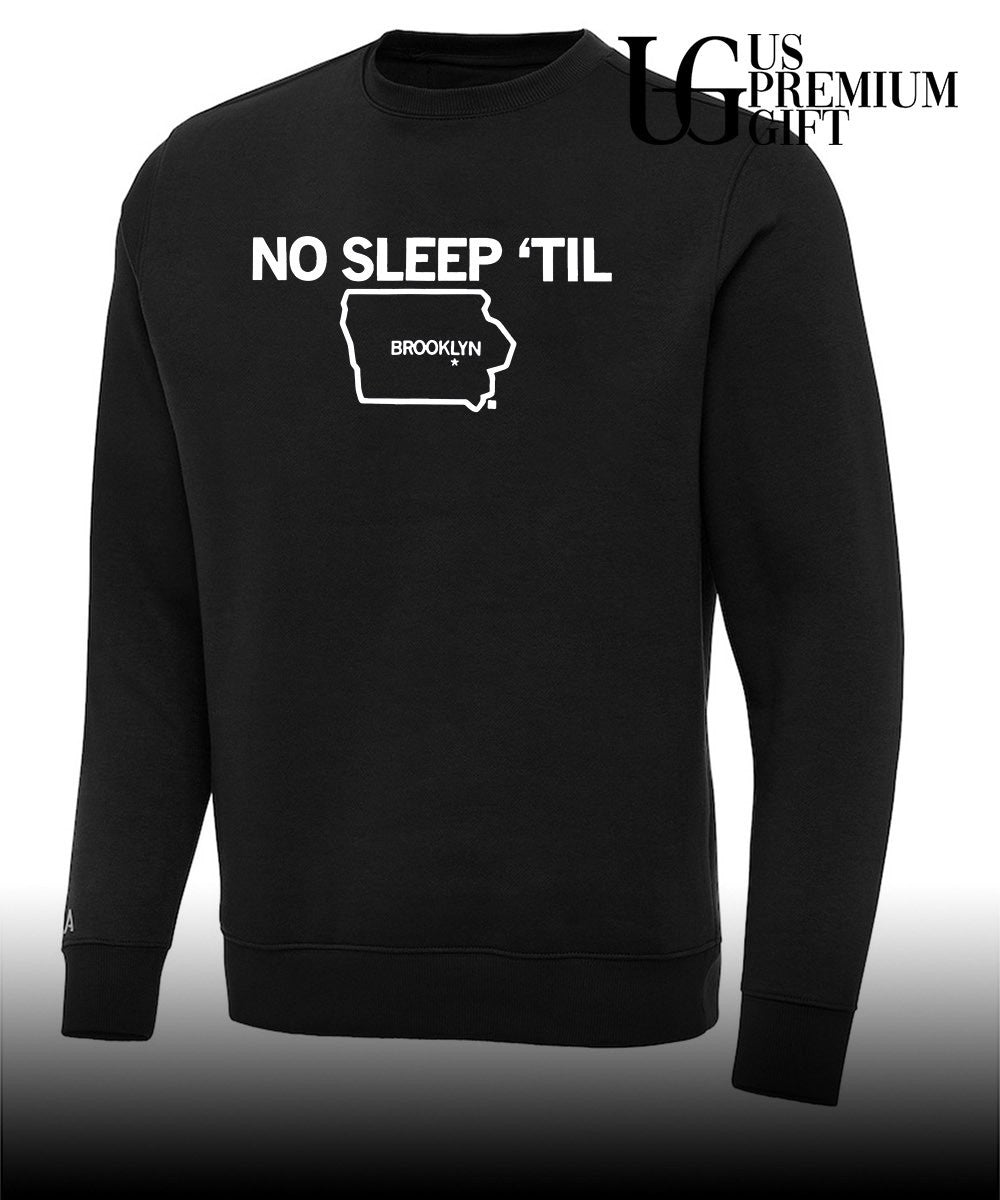 No sleep til Brooklyn State map shirt