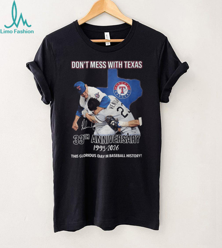 Nolan Ryan vs Robin Ventura 33rd Anniversary Baseball History T Shirt