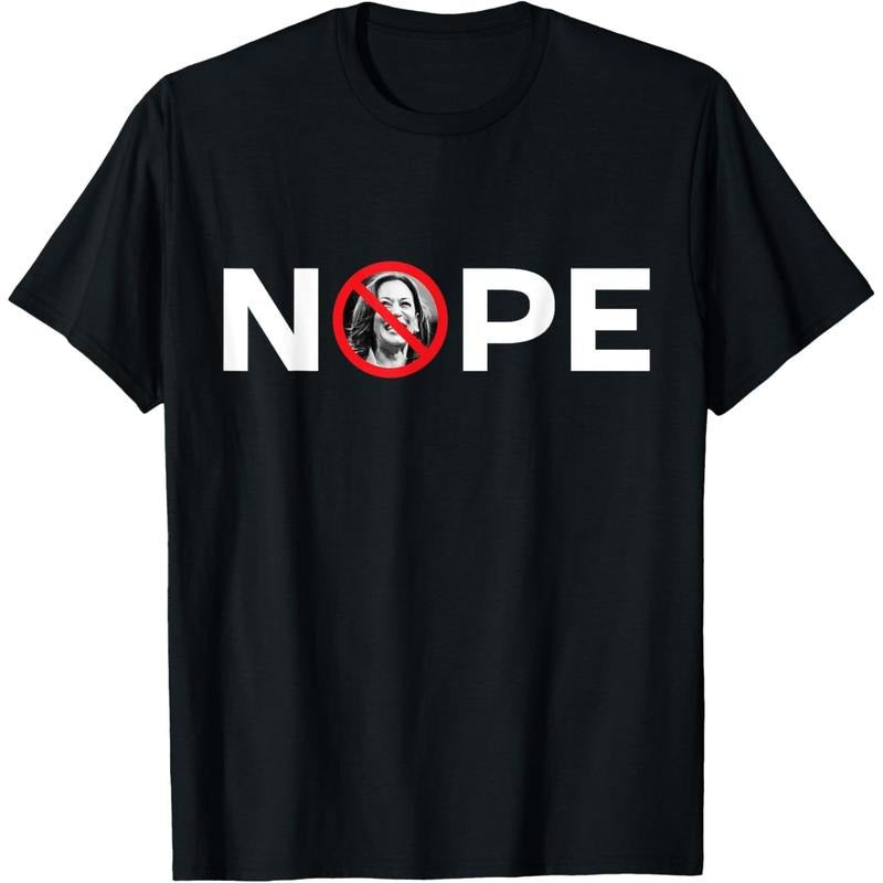 Nope 'No Kamala' Sign Anti Kamala Harris T-Shirt made in usa Hoodie, Sweatshirt | UrbanDripWear.com