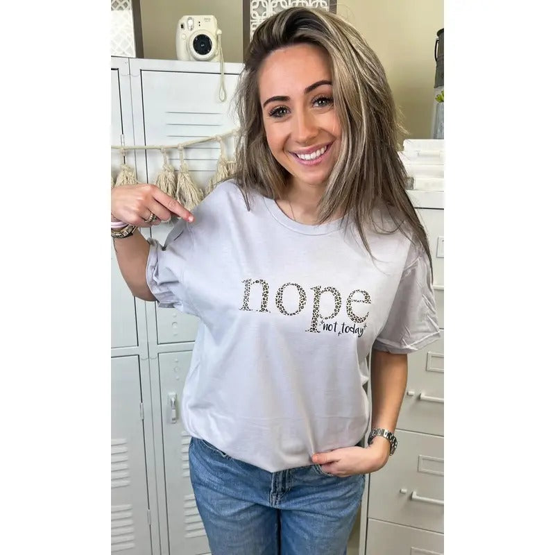 Nope Not Today Graphic T-Shirt Hoodie, Sweatshirt | UrbanDripWear.com