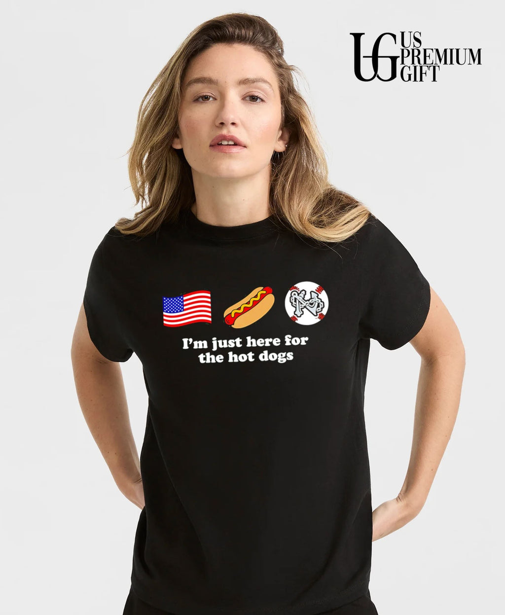 Norfolk Tides Just Here for the Hot Dog shirt