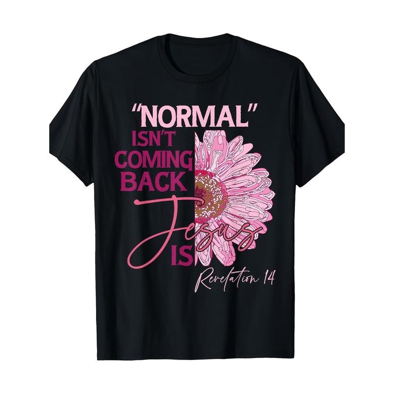 Normal Isn't Coming Back Jesus Is T-Shirt-100% Cotton-220g made in usa Hoodie, Sweatshirt | UrbanDripWear.com