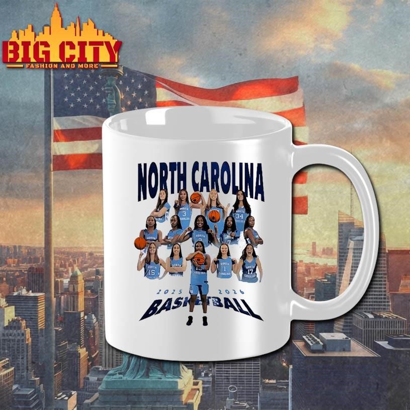 North Carolina Tar Heels basketball team 2025 2026 Shirt