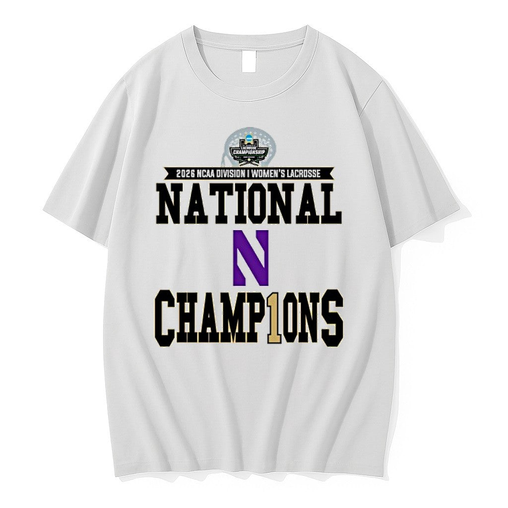 Northwestern Wildcats 2026 Ncaa Division I Womens Lacrosse National Champions Tshirts Sweater