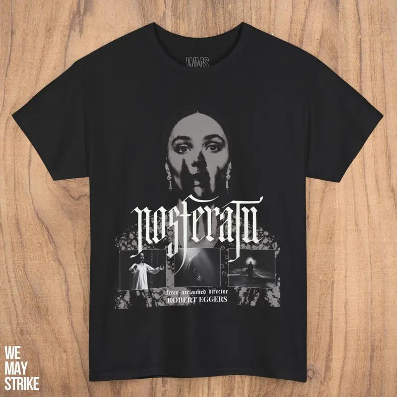 Nosferatu - Movie Shirt Dracula Classic Horror Vintage Vampire Gothic Style Silent Film Terror Icon Monster Old School...