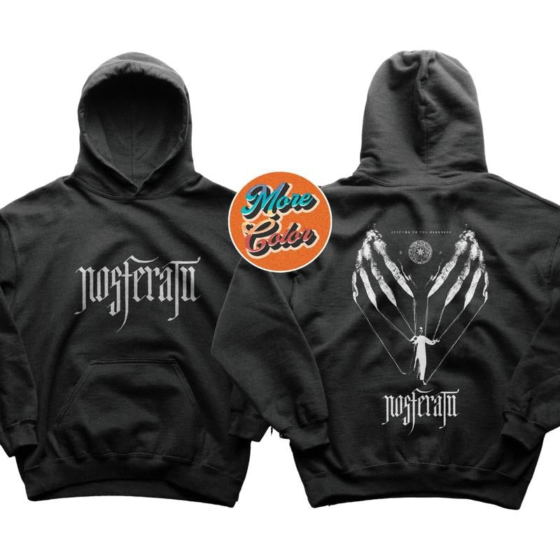 Nosferatu 2024 Movie Unisex Shirt, Bill Skarsgard Count Orlok Nicholas Hoult A Symphony Of Horror Count Dracula Bram...