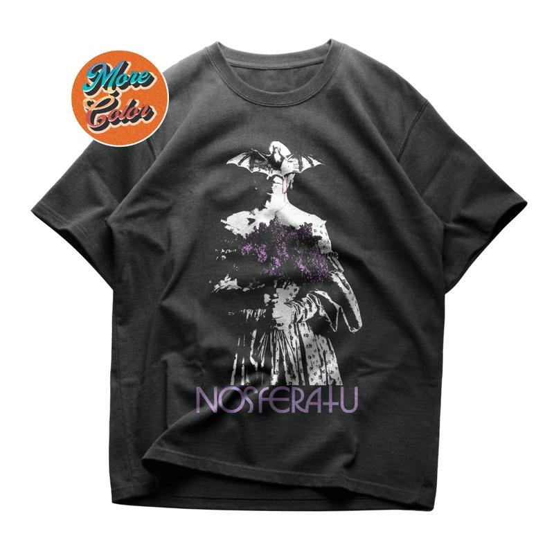 Nosferatu Movie Shirt, Bill Skarsgard Count Orlok Shirt, Nicholas Hoult A Symphony of Horror 1922 Count Dracula Bram...