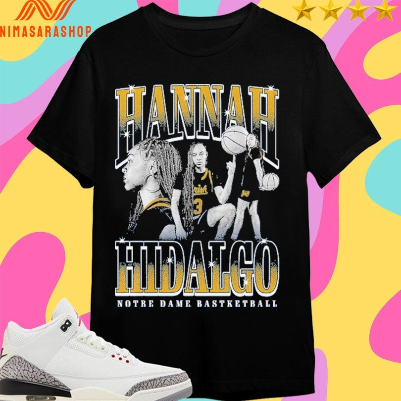 Notre Dame Fighting Hannah Hidalgo Notre Dame Basketball Shirts