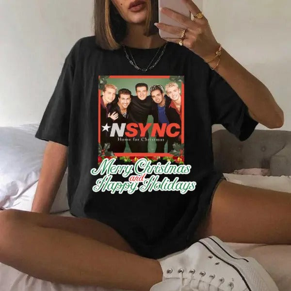 Nsync Christmas shirt, Funny Merry Christmas Holidays shirt Hoodie, Sweatshirt | UrbanDripWear.com