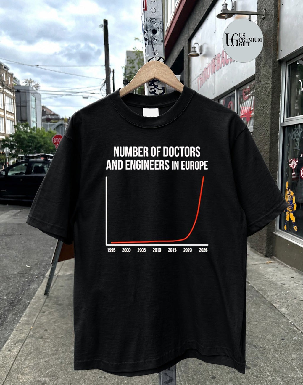 Number of Doctors and Engineers in Europe shirt