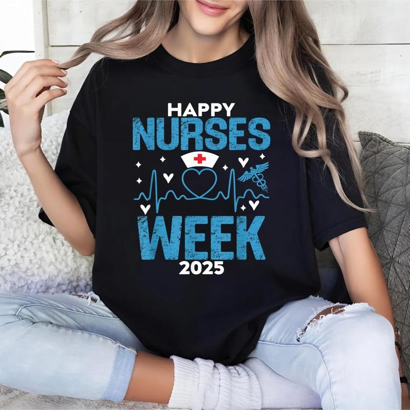 Nurse Appreciation Week - Happy National Nurses Week 2025 T-Shirt Hoodie, Sweatshirt | UrbanDripWear.com