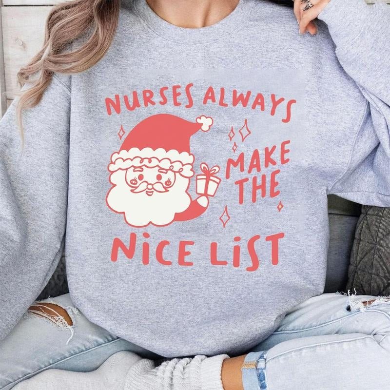 Nurse Christmas Sweatshirt, RN ER Nurse Christmas Shirt, Emergency Room Nurse Holiday Tee, Medical Christmas Gift, Nurse...