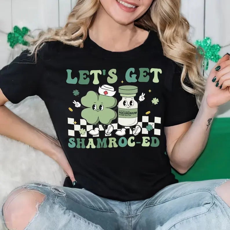 Nurse St Patricks Day Hoodie and Sweater; T-shirts Sweatshirt | UrbanDripWear.com