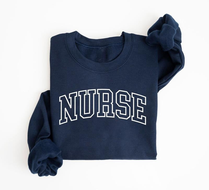 Nurse Sweatshirt, ED ER RN Nurse Sweater, Emergency Department Sweatshirt, Registered Nurse Sweatshirt, Nurse Grad Gift,...
