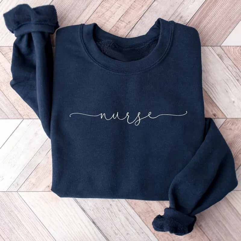 Nurse Sweatshirt, Nurse Shirt, RN ER NICU ICU Sweater, Nurse Graduate, Nursing Appreciation Gift Hoodie | UrbanDripWear.com