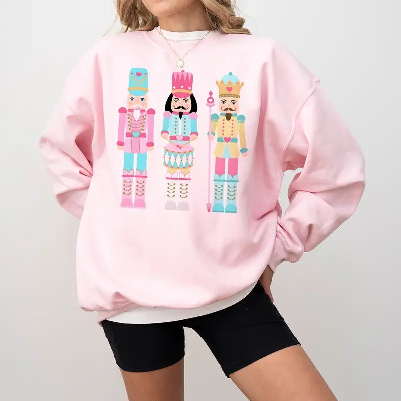 Nutcracker Sweatshirt, Christmas Sweatshirt, Teacher Christmas Shirt, Christmas Sweater, Christmas Family Shirt, Holiday...