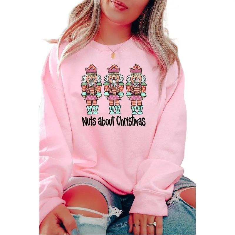 Nuts About Christmas Unisex NuBlend Crew Sweatshirt T-Shirts, Hoodie | UrbanDripWear.com
