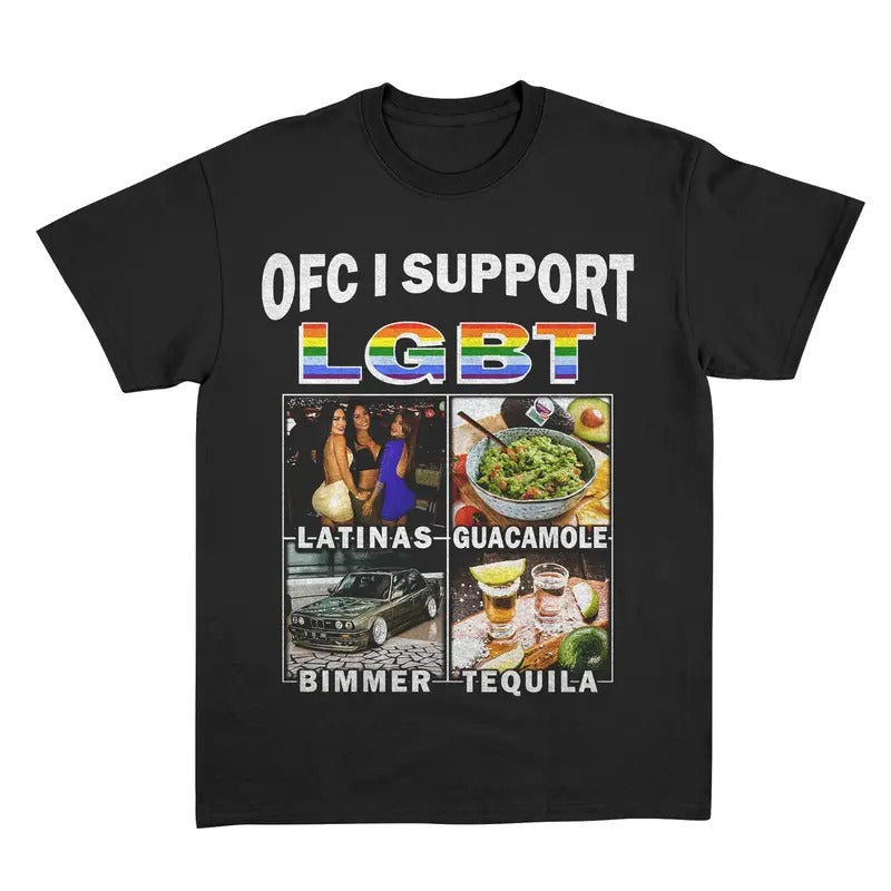 OFC I Support LGTB Tee, Meme T-shirt, Funny Tee Hoodie, Sweatshirt | UrbanDripWear.com