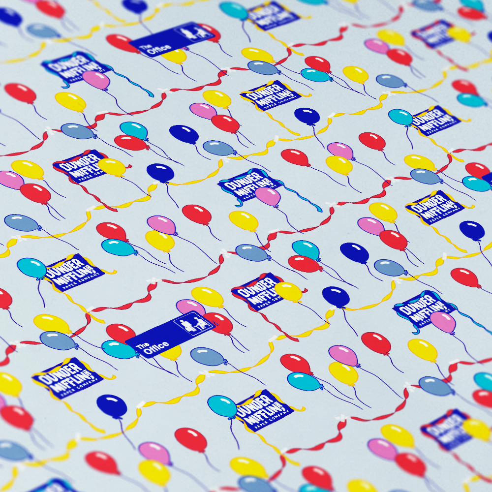 The Office Party Planning Committee Wrapping Paper