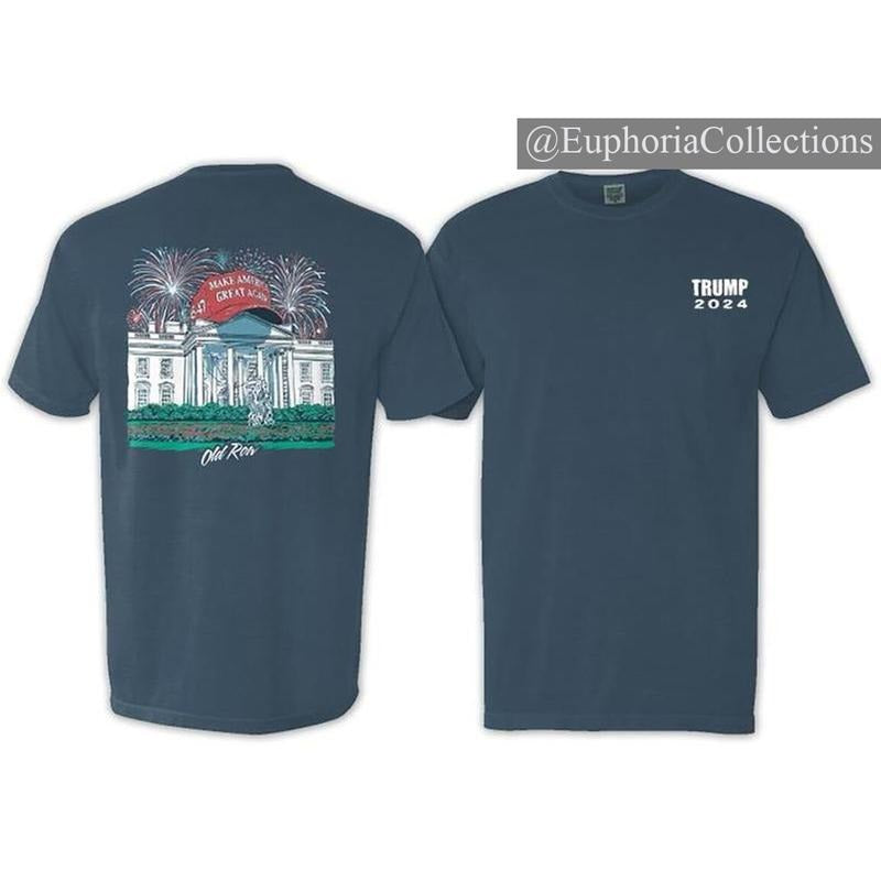 OLD ROW SHIRT #TRUMP 2024 WHITE HOU T-SHIRT , Global Trending Outfits Hoodie, Sweatshirt | UrbanDripWear.com