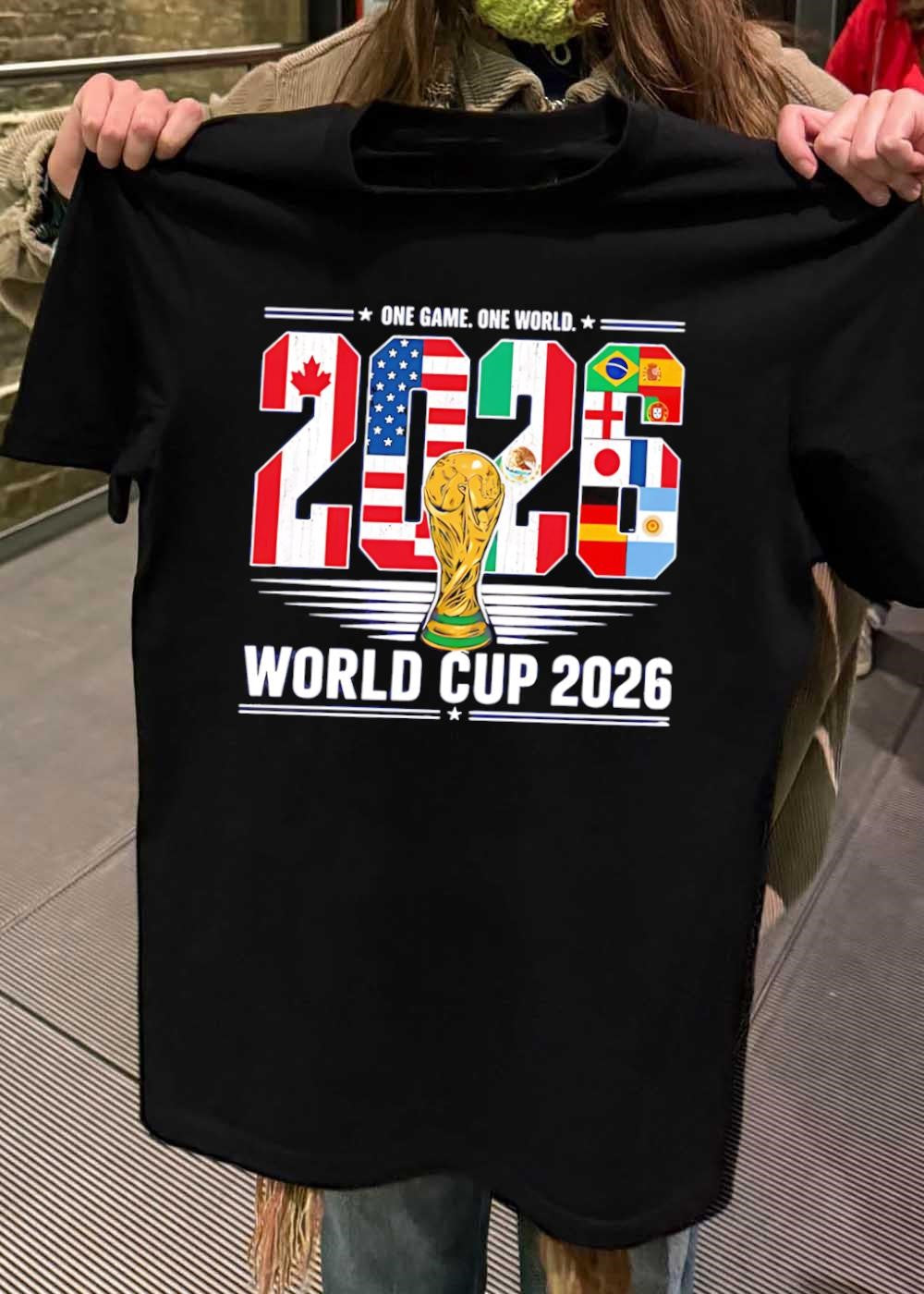 ONE GAME ONE WORLD WORLD CUP 2026 Soccer T-Shirt