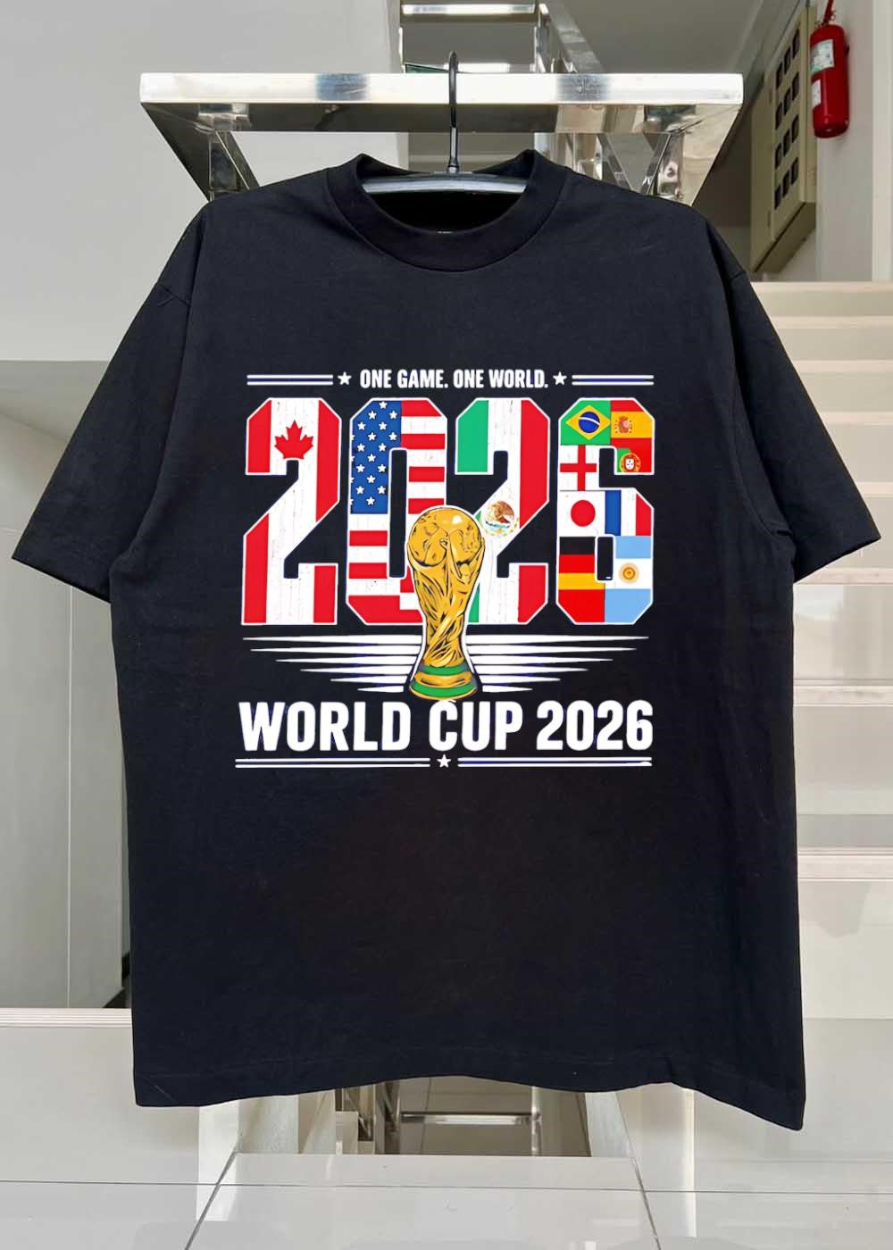 ONE GAME ONE WORLD WORLD CUP 2026 Soccer T-Shirt